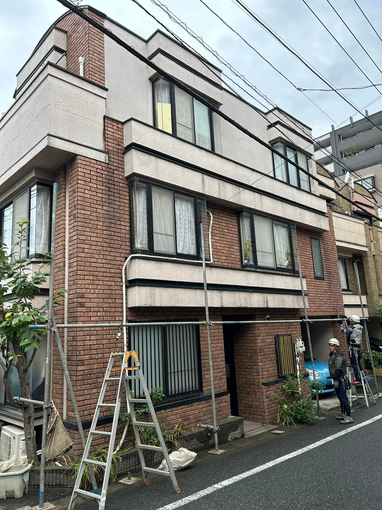 大田区馬込戸建屋根、外壁遮熱塗装